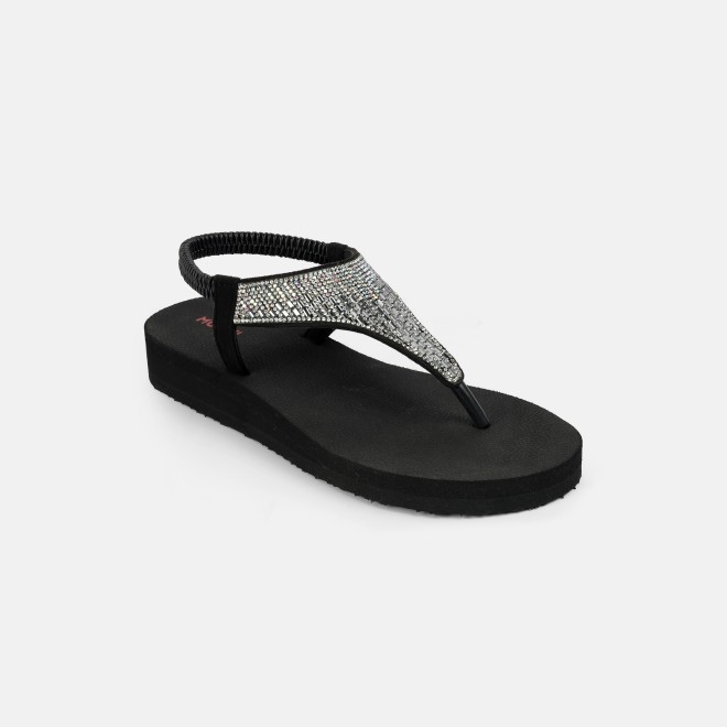 Mochi Women Black Casual Sandals (SKU: 33-1310-11-36)