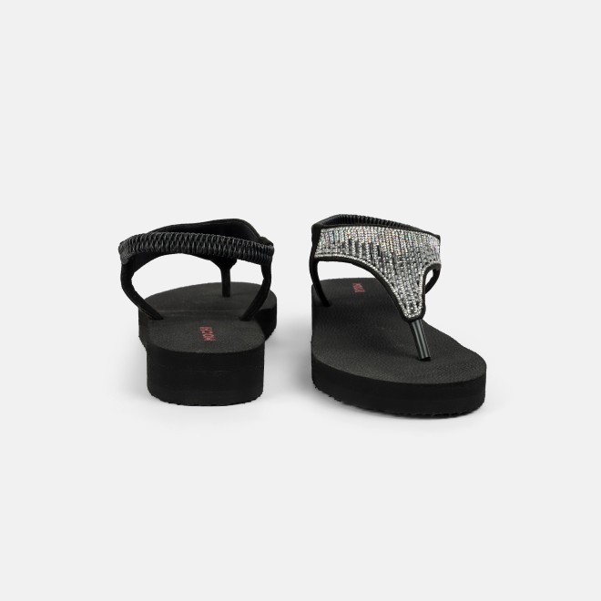 Mochi Women Black Casual Sandals (SKU: 33-1310-11-36)