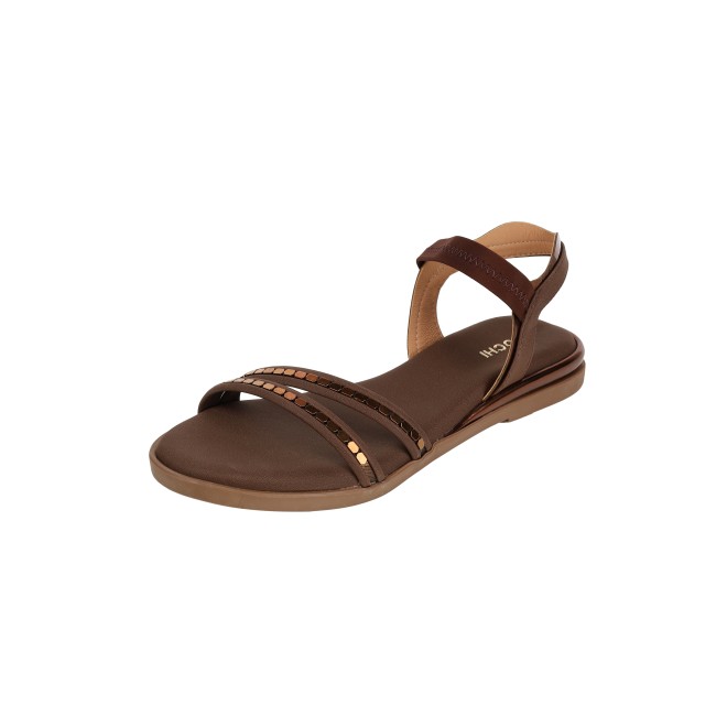 Mochi Women Brown Casual Sandals (SKU: 33-1329-12-36)