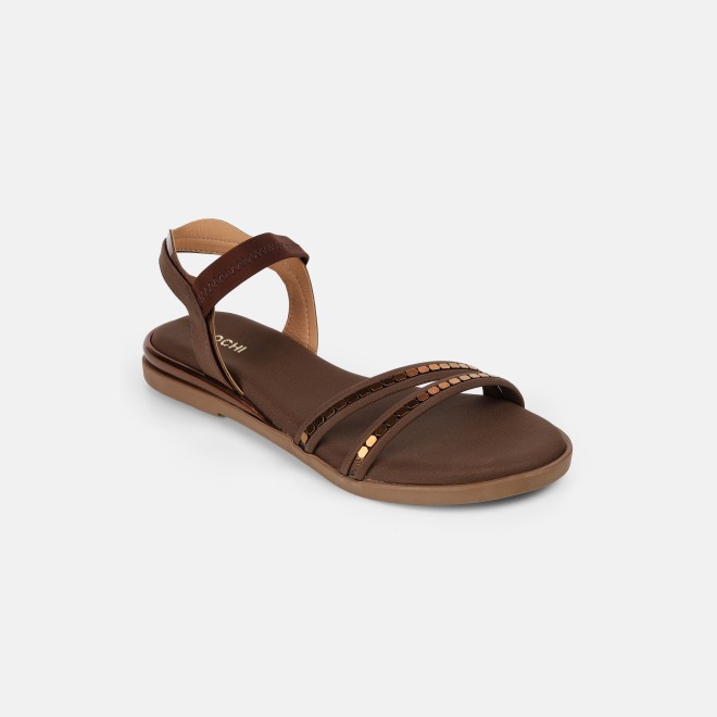Mochi Women Brown Casual Sandals (SKU: 33-1329-12-36)