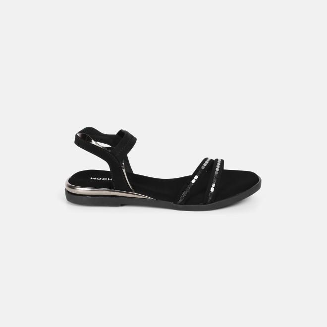 Mochi Women Black Casual Sandals (SKU: 33-1329-11-36)