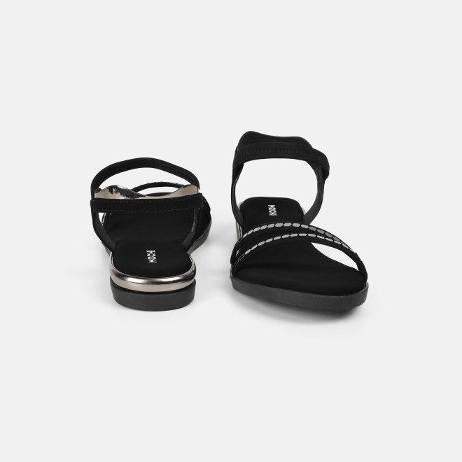 Mochi Women Black Casual Sandals (SKU: 33-1329-11-36)