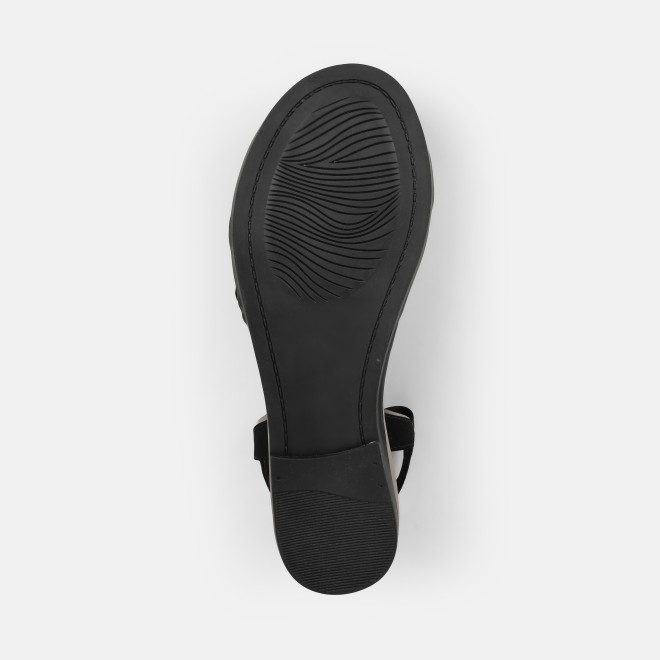 Mochi Women Black Casual Sandals (SKU: 33-1329-11-36)