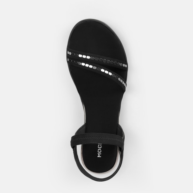 Mochi Women Black Casual Sandals (SKU: 33-1329-11-36)
