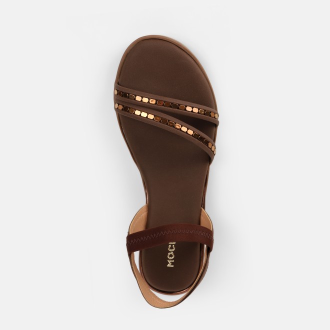 Mochi Women Brown Casual Sandals (SKU: 33-1329-12-36)