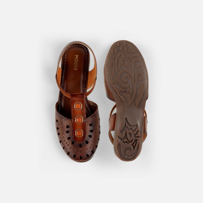 Mochi Women Rust Casual Sandals (SKU: 33-1333-91-36)