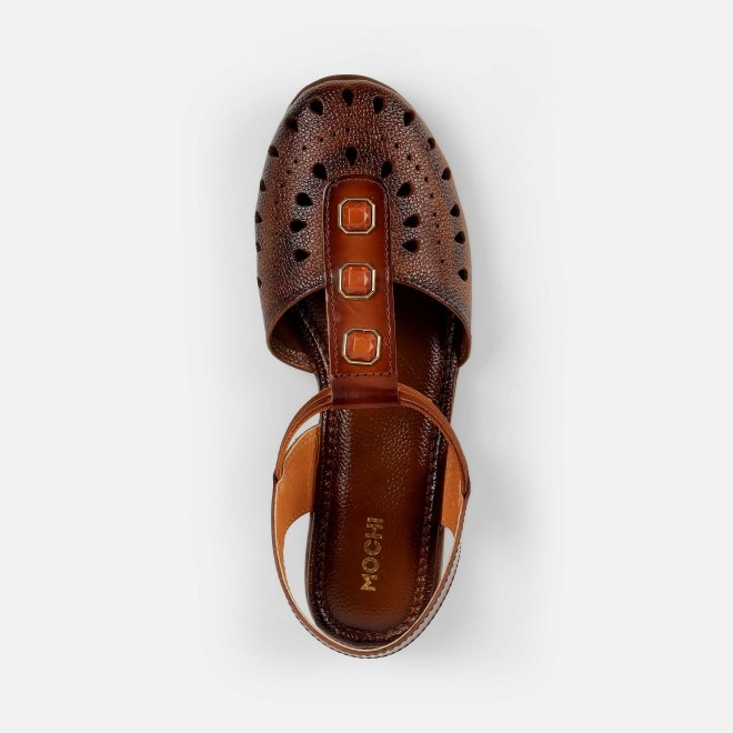 Mochi Women Rust Casual Sandals (SKU: 33-1333-91-36)