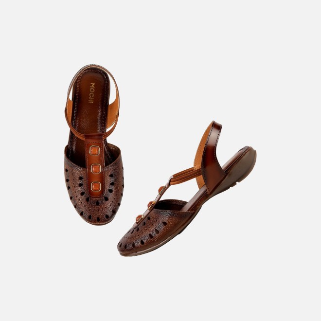 Mochi Women Rust Casual Sandals (SKU: 33-1333-91-36)