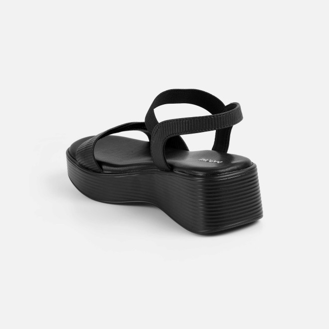 Mochi Women Black Casual Sandals (SKU: 33-1338-11-36)