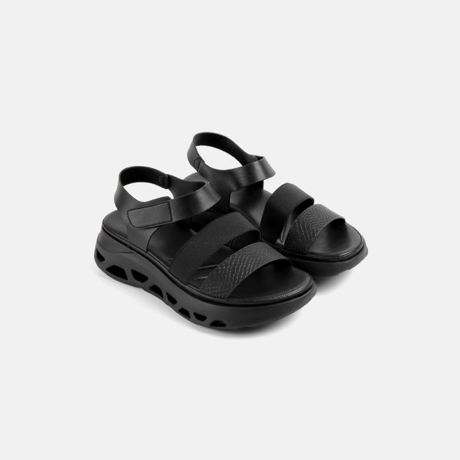 Mochi Women Black Casual Sandals (SKU: 33-1339-11-36)