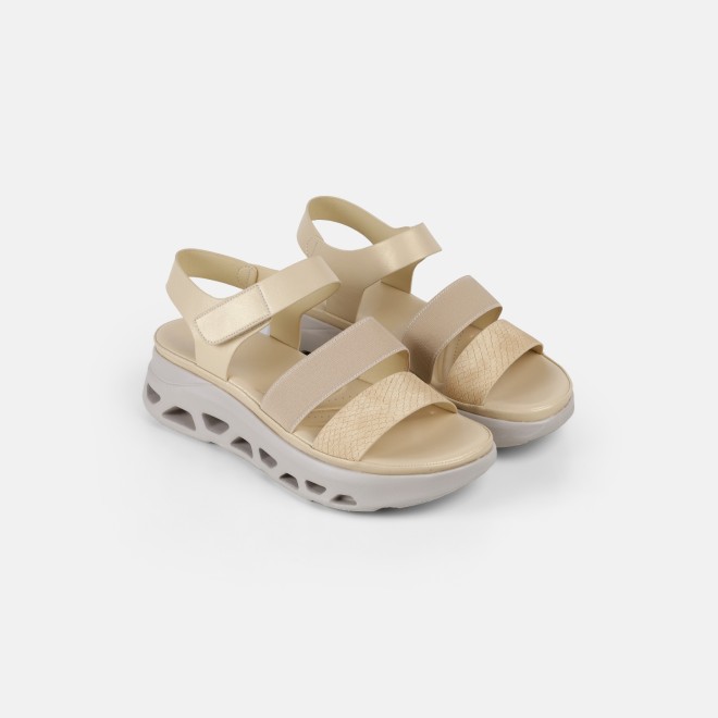 Mochi Women Yellow Casual Sandals (SKU: 33-1339-33-36)