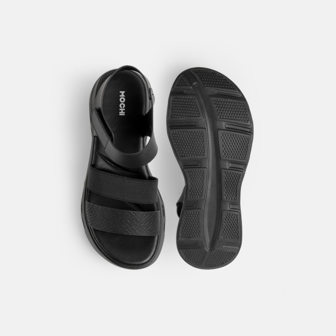 Mochi Women Black Casual Sandals (SKU: 33-1339-11-36)