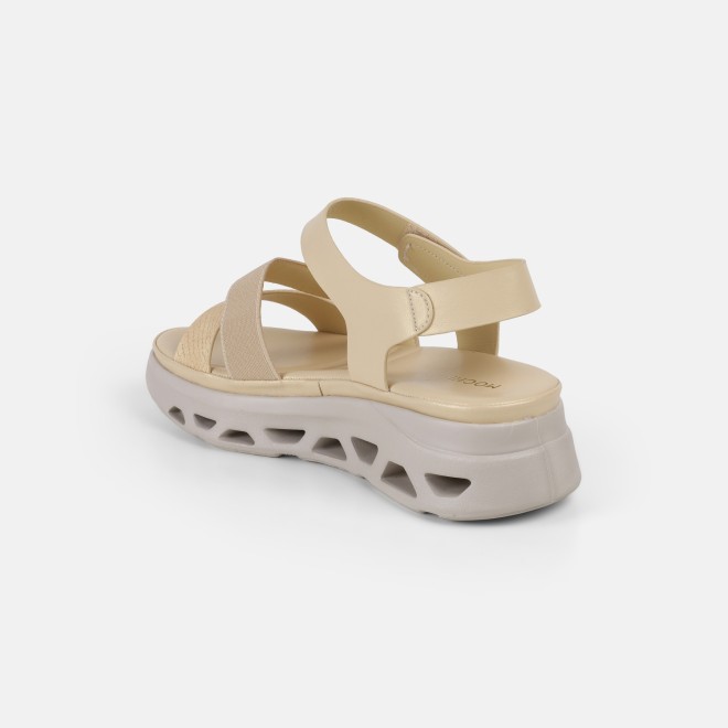 Mochi Women Yellow Casual Sandals (SKU: 33-1339-33-36)