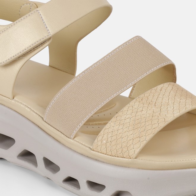 Mochi Women Yellow Casual Sandals (SKU: 33-1339-33-36)