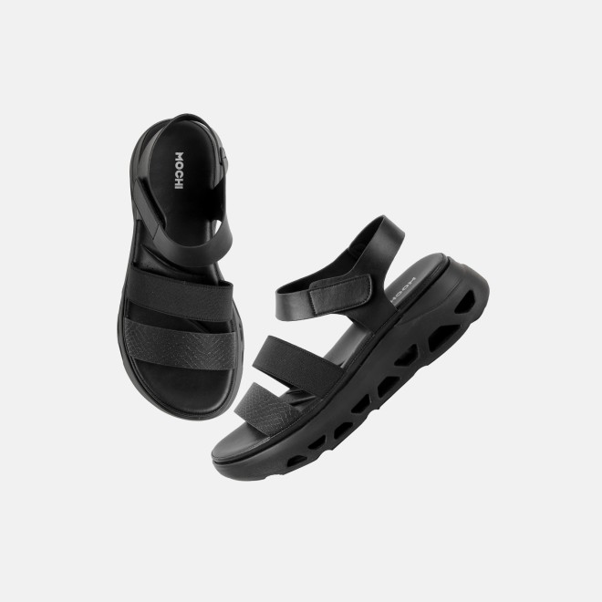 Mochi Women Black Casual Sandals (SKU: 33-1339-11-36)