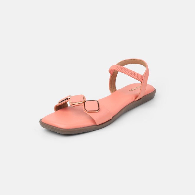 Mochi Women Peach Casual Sandals (SKU: 33-1341-80-36)