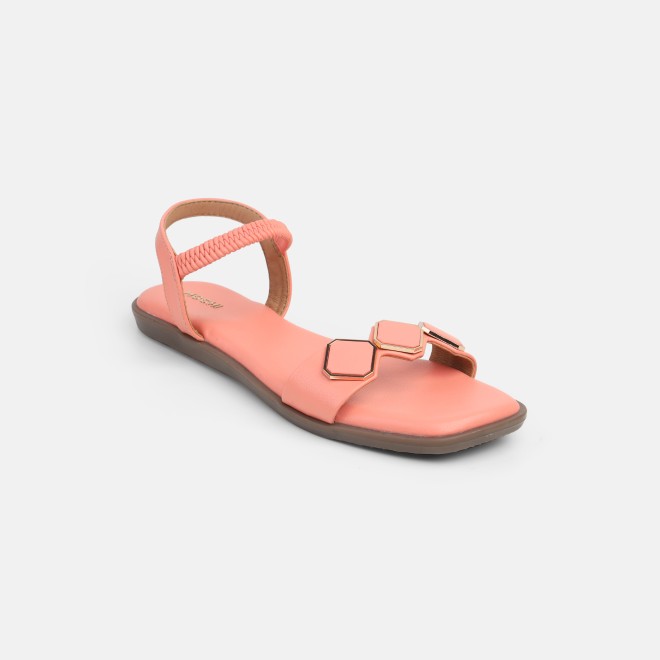 Mochi Women Peach Casual Sandals (SKU: 33-1341-80-36)