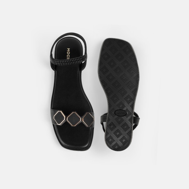 Mochi Women Black Casual Sandals (SKU: 33-1341-11-36)