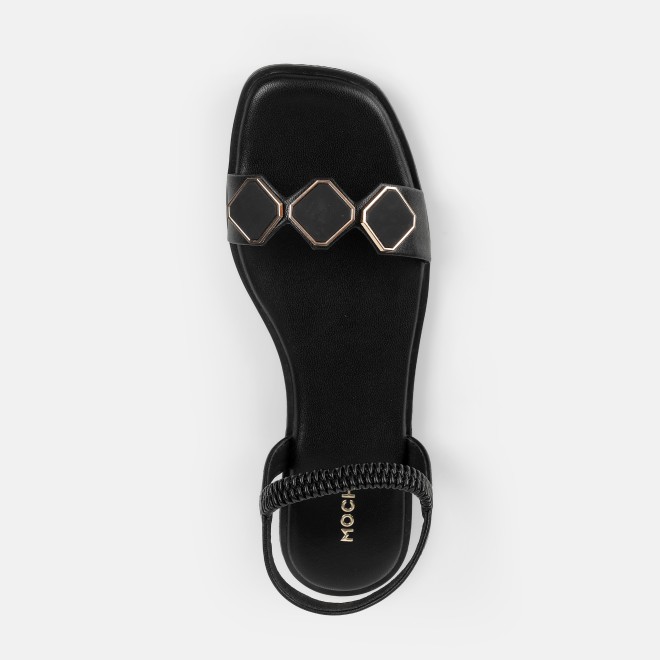 Mochi Women Black Casual Sandals (SKU: 33-1341-11-36)