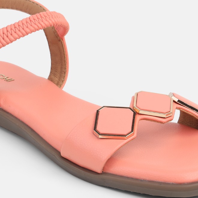 Mochi Women Peach Casual Sandals (SKU: 33-1341-80-36)
