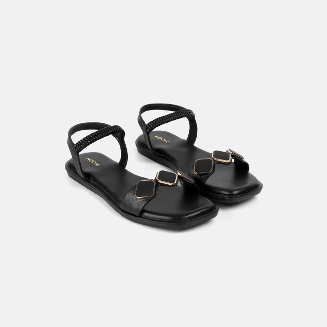 Mochi Women Black Casual Sandals (SKU: 33-1341L-11-42)