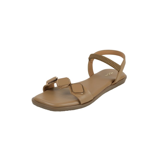 Mochi Women Beige Casual Sandals (SKU: 33-1341L-20-42)