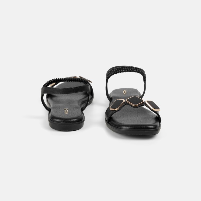 Mochi Women Black Casual Sandals (SKU: 33-1341L-11-42)