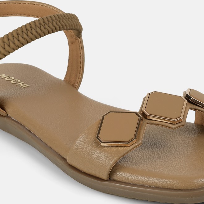 Mochi Women Beige Casual Sandals (SKU: 33-1341L-20-42)