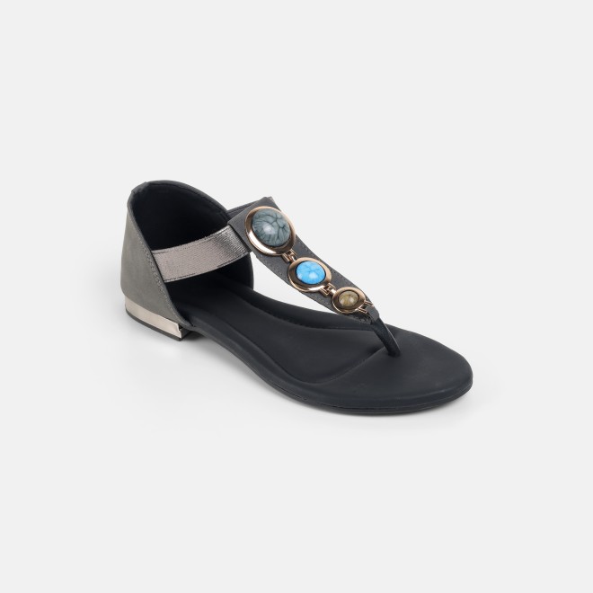 Mochi Women Grey Casual Sandals (SKU: 33-1348-14-36)