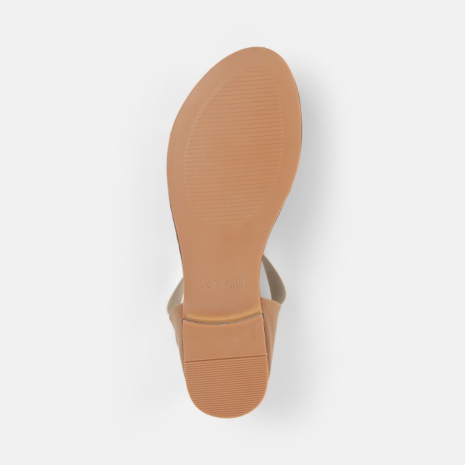 Mochi Women Tan Casual Sandals (SKU: 33-1348-23-36)