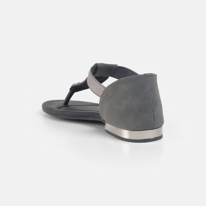 Mochi Women Grey Casual Sandals (SKU: 33-1348-14-36)