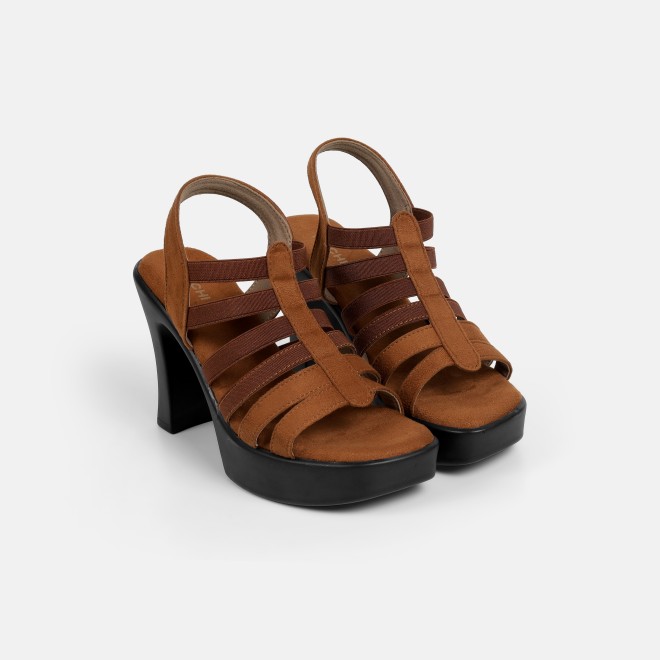 Mochi Women Tan Casual Sandals (SKU: 33-1350-23-38)
