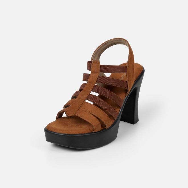 Mochi Women Tan Casual Sandals (SKU: 33-1350-23-38)