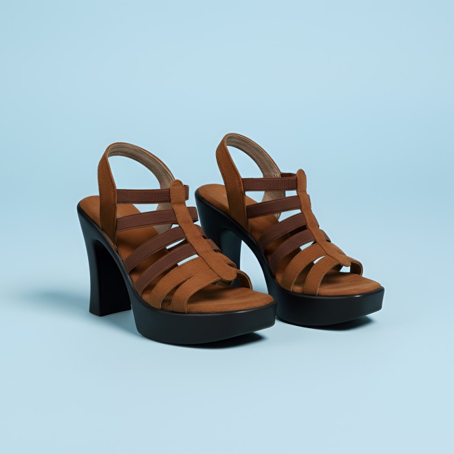 Mochi Women Tan Casual Sandals
