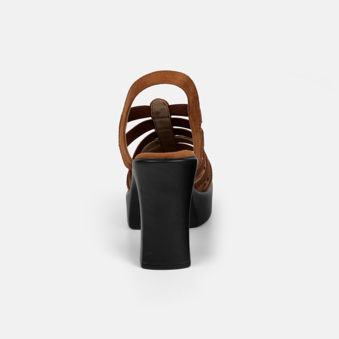 Mochi Women Tan Casual Sandals (SKU: 33-1350-23-38)