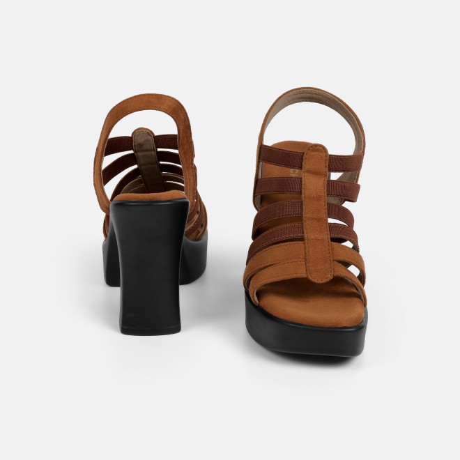 Mochi Women Tan Casual Sandals (SKU: 33-1350-23-38)