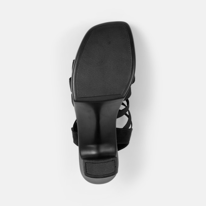 Mochi Women Black Casual Sandals (SKU: 33-1350-11-36)