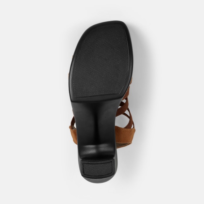 Mochi Women Tan Casual Sandals (SKU: 33-1350-23-38)