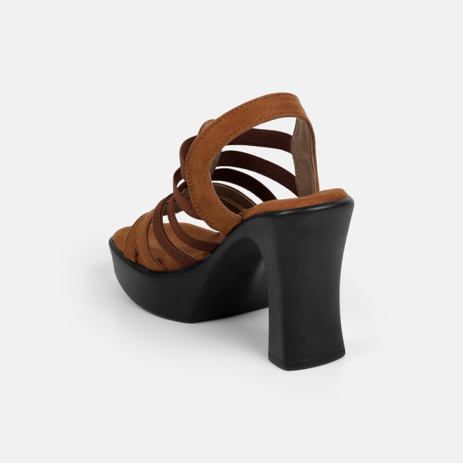 Mochi Women Tan Casual Sandals (SKU: 33-1350-23-38)