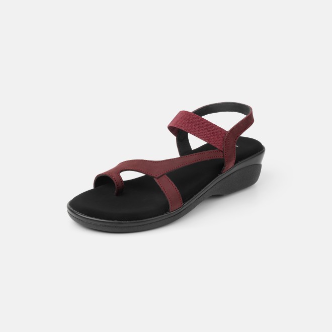 Mochi Women Maroon Casual Sandals (SKU: 33-1353-44-36)