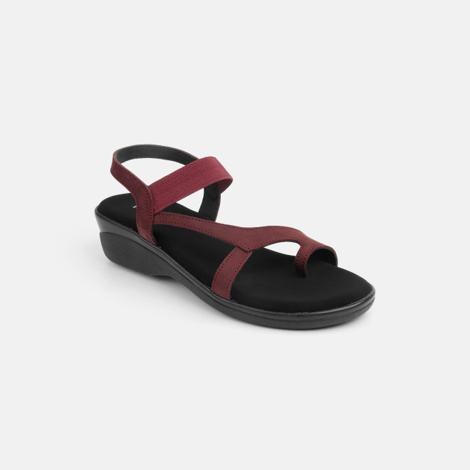 Mochi Women Maroon Casual Sandals (SKU: 33-1353-44-36)
