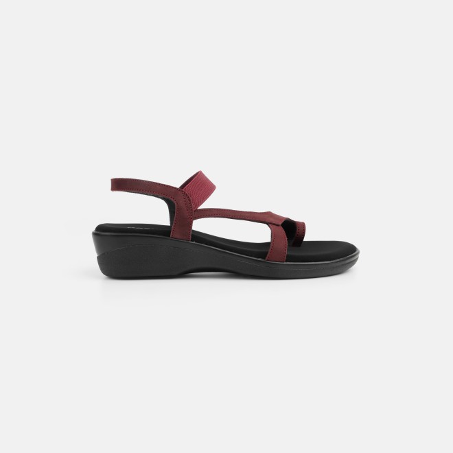 Mochi Women Maroon Casual Sandals (SKU: 33-1353-44-36)