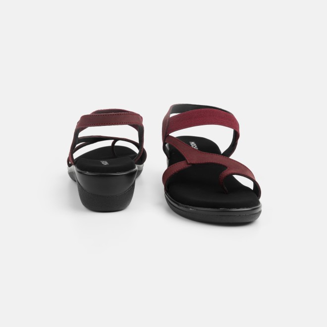 Mochi Women Maroon Casual Sandals (SKU: 33-1353-44-36)