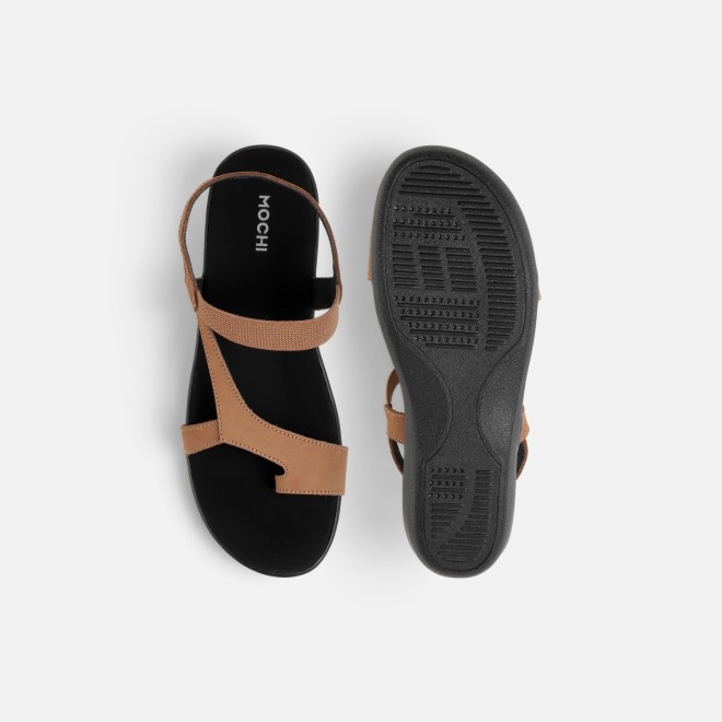Mochi Women Beige Casual Sandals (SKU: 33-1353-20-36)