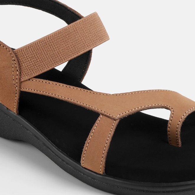 Mochi Women Beige Casual Sandals (SKU: 33-1353-20-36)