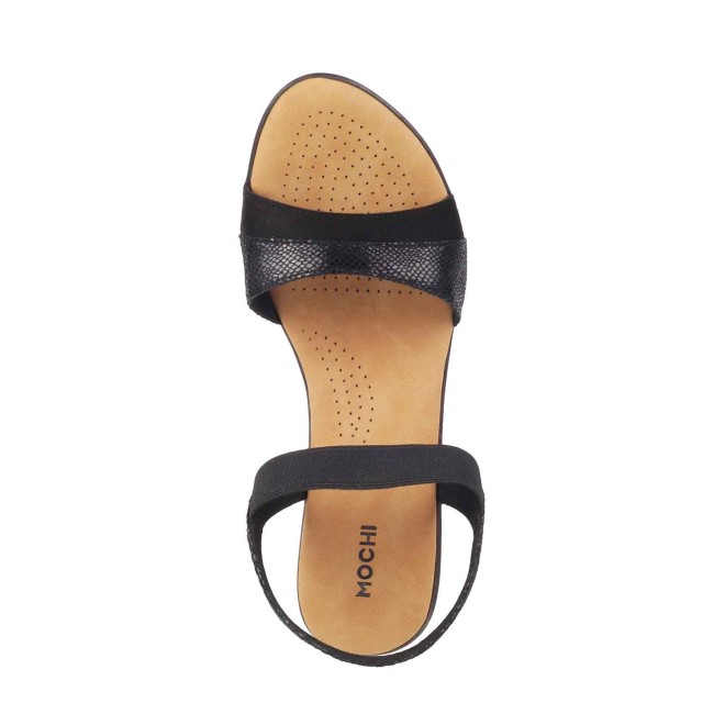 Mochi Women Black Casual Sandals (SKU: 33-1359-11-36)