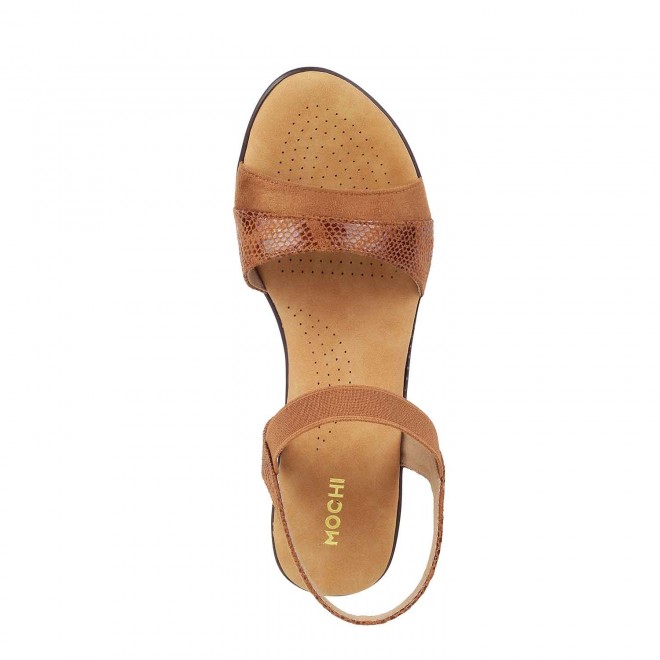 Mochi Women Brown Casual Sandals (SKU: 33-1359-12-38)