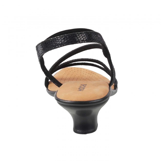 Mochi Women Black Casual Sandals (SKU: 33-1360-11-36)