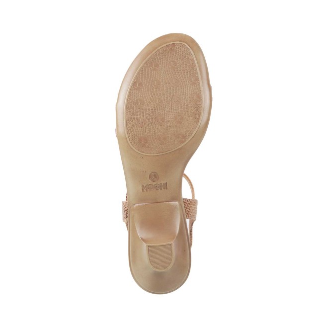 Mochi Women Beige Casual Sandals (SKU: 33-1360-20-36)