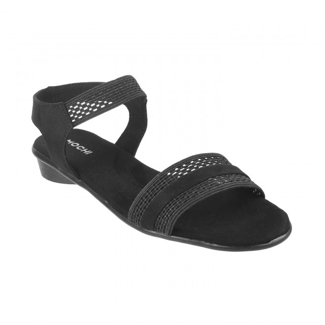 Mochi Women Black Casual Sandals (SKU: 33-1415-11-36)